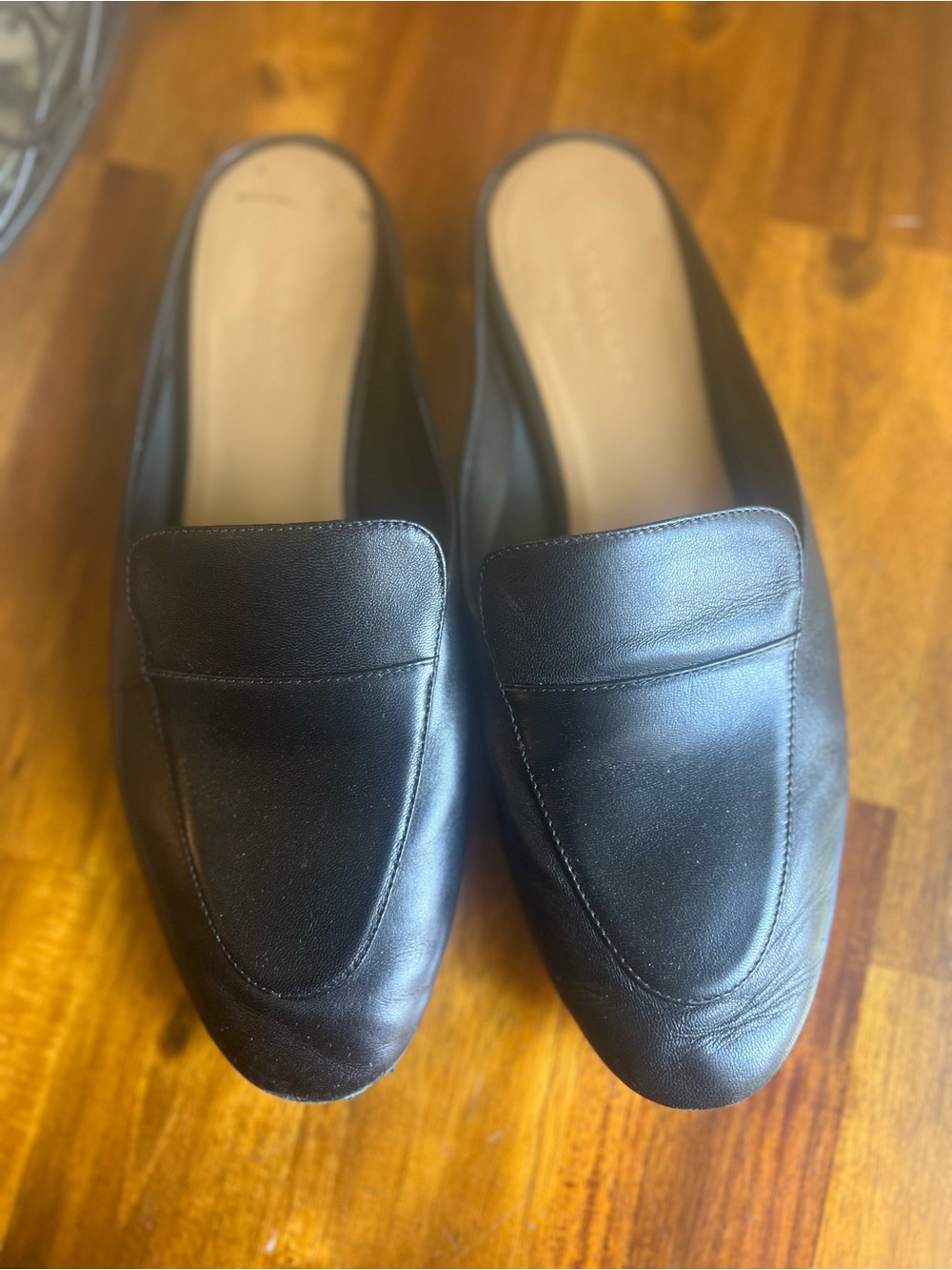 Everlane Black Slip-On Loafer Mule